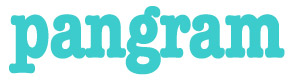 logotype pangram